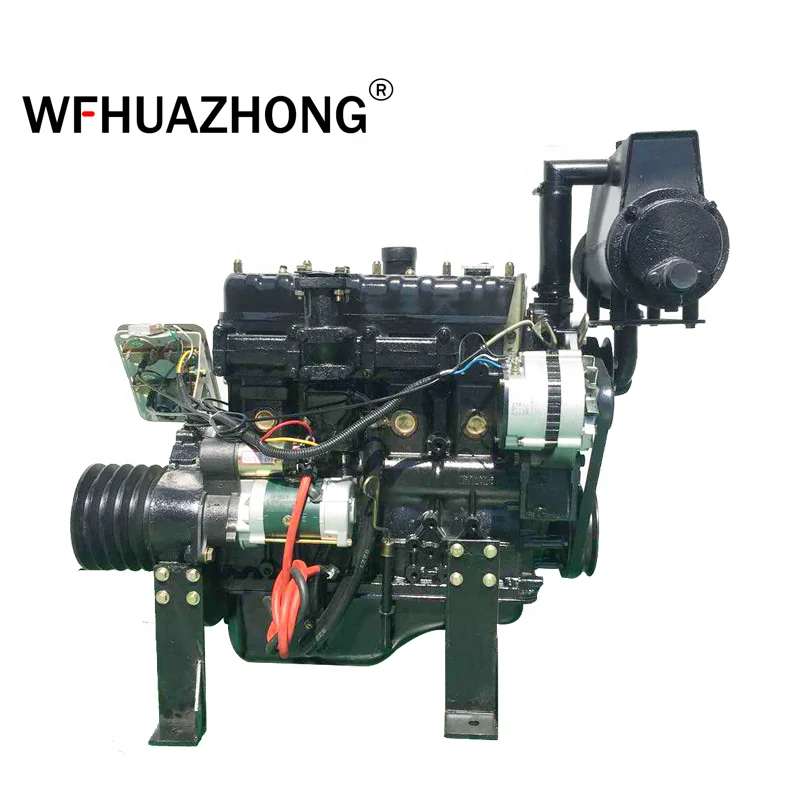 Brand new small size boat motor diesel 490C inboard engine 4 cylinder for fishing boat and marine generator