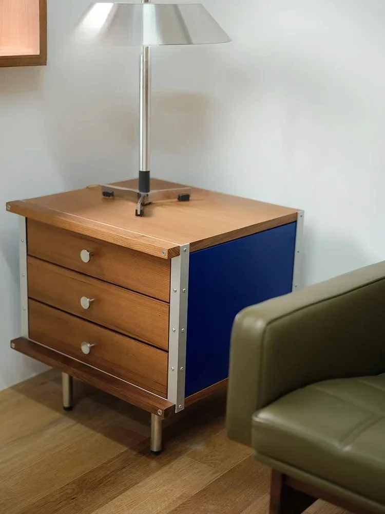 Medieval bedside table small bag bedside side cabinet module combination