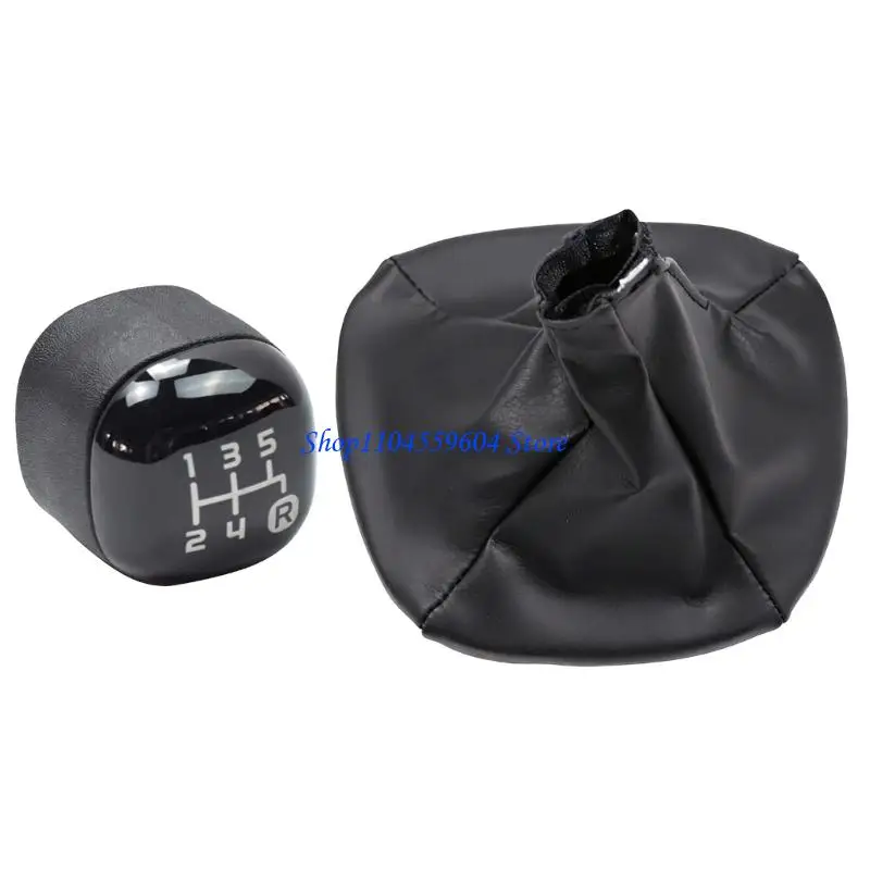 

12QM Upgraded Your Vehicle Interior With 5 Speed Manual Transmission Shifting Knob Easy To Install for X58L 10.27mm Hole Size