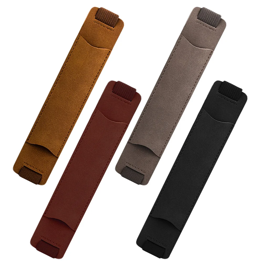 Fascia elastica per supporto in PU da 4 pezzi per agenda per notebook Custodia da viaggio resistente alla polvere e ai graffi