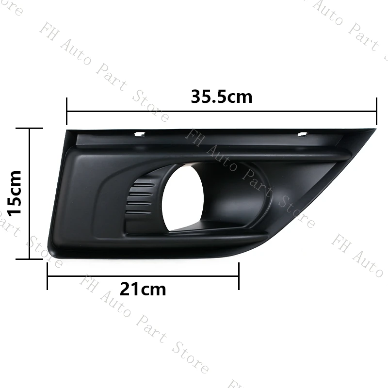 Für Citroen C4 Picasso Auto Front Stoßstange Nebel Lampe Licht Trim Grille Abdeckung Rahmen Deckel Lünette Haube – Detail 3