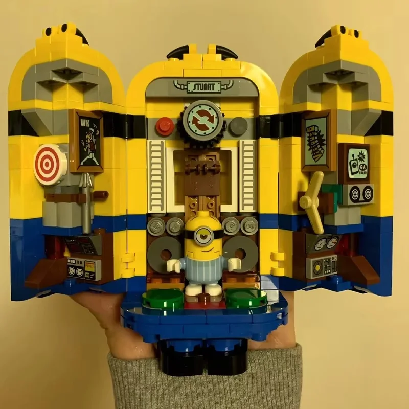 

Laboratory Despicable Me Assembly Model Kit Action Figures Boys Girls Puzzle Toys Desktop Ornament Doll Collectible Gift