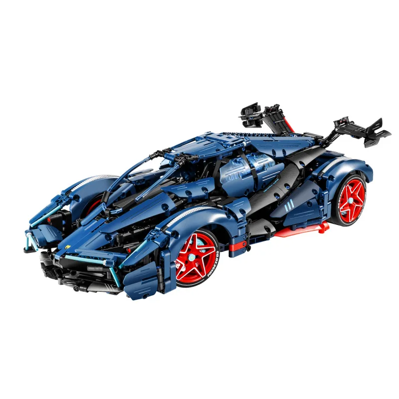 Technical Vehicle Block Radio 2.4ghz Remote Control Super Sport Car 1:10 Scale Model Lambov12 Vision Gt Rc Toys Model Brick