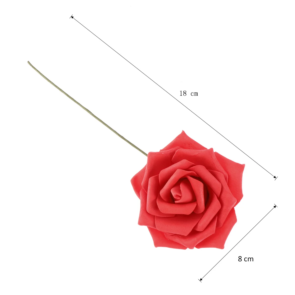 

25Pcs Foam Rose Flower Heads Realistic Fake Roses for Wedding Centerpieces Home Decoration Scrapbooking DIY Crafts