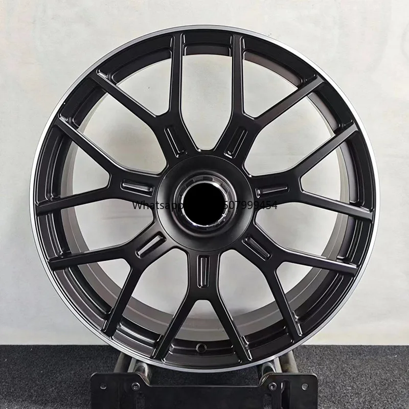 

New 18/19 Inch Aluminum Alloy Black Forged Multi-Spoke Passenger Wheels with 40mm ET 112mm PCD for Mercedes Retrofit/Upgrade