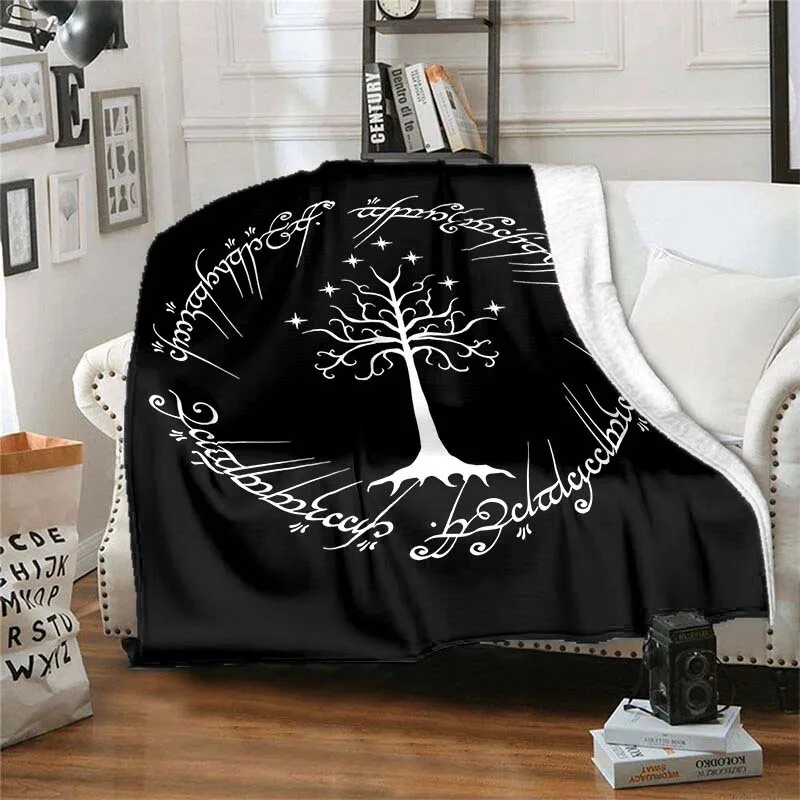 

Enchanting Wizard Magic Spell Art Blanket - Ultra-Soft Flannel Nap Companion -Year-Round Cozy Comfort with Vibrant Witch Pattern