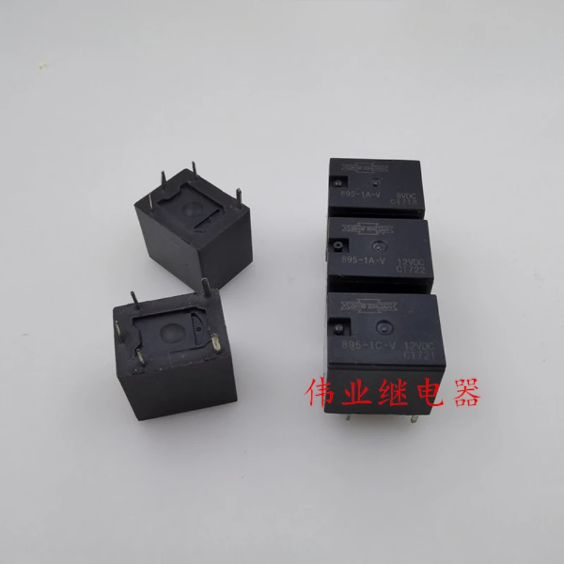 

（Brand-new）1pcs/lot 100% original genuine relay:895-1A-V 9VDC 12VDC 895-1C-V 12VDC Automotive relay 4pins 5pins