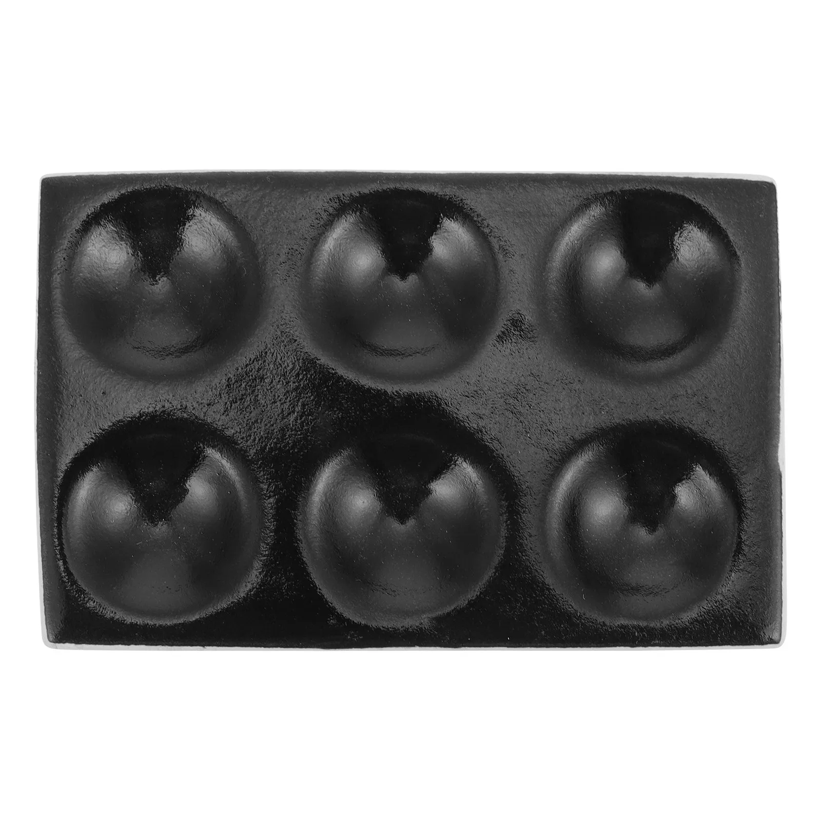 1Pcs Ceramic Reaction Plates 6 Hole Porous Design Smooth Surface Easy Clean for Chemistry Teaching Lab Experiments Laboratory