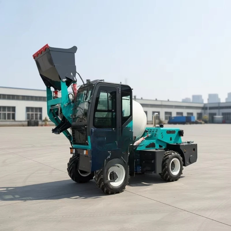 Rotating Engine-Powered High Digging Power Concrete Self-loading Truck Large Capacity Continuous Operation Mixer