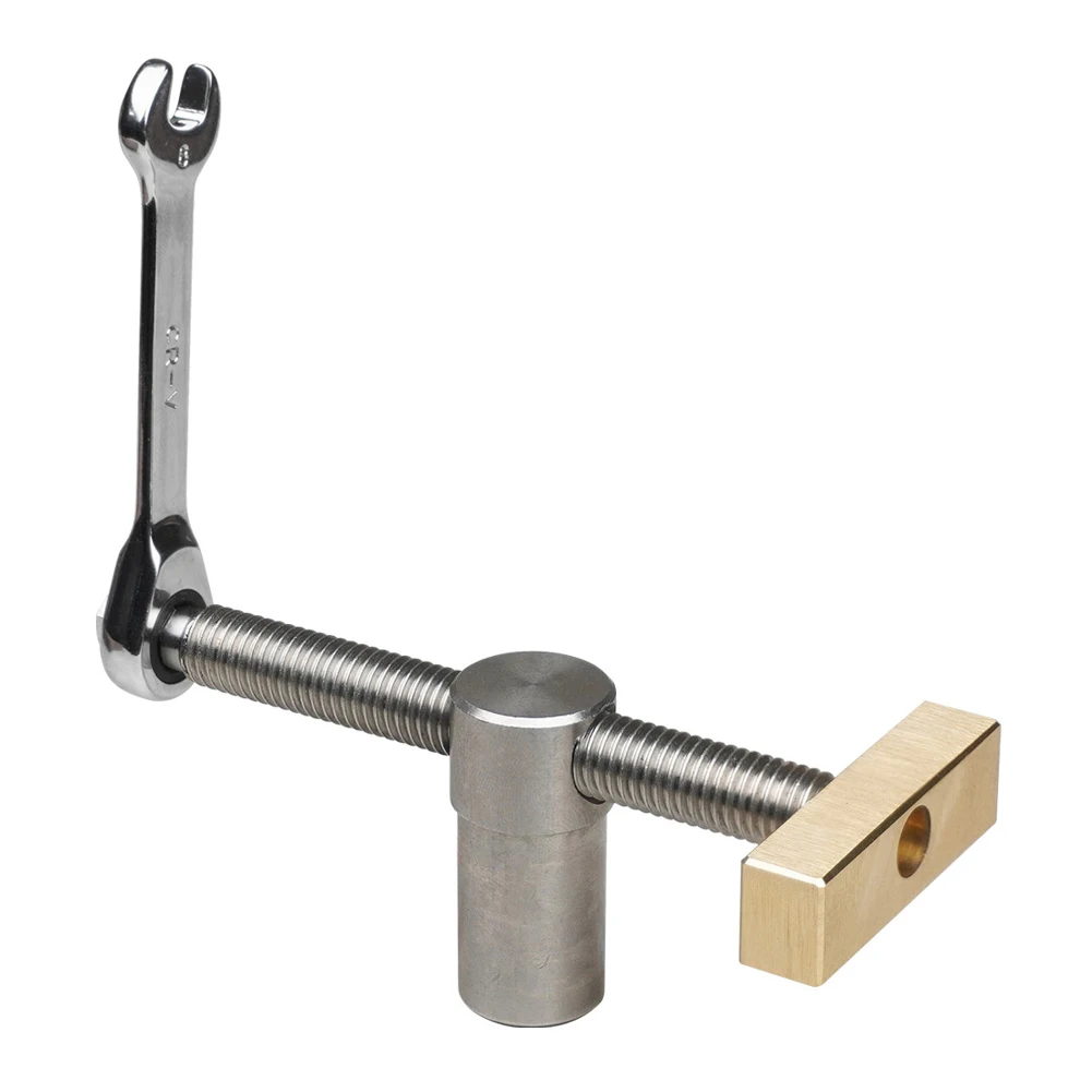 Woodworking Desktop Vise Tenon Locking Bar Fixing Tool Brass Retaining Block Woodworking DIY Utility Tools