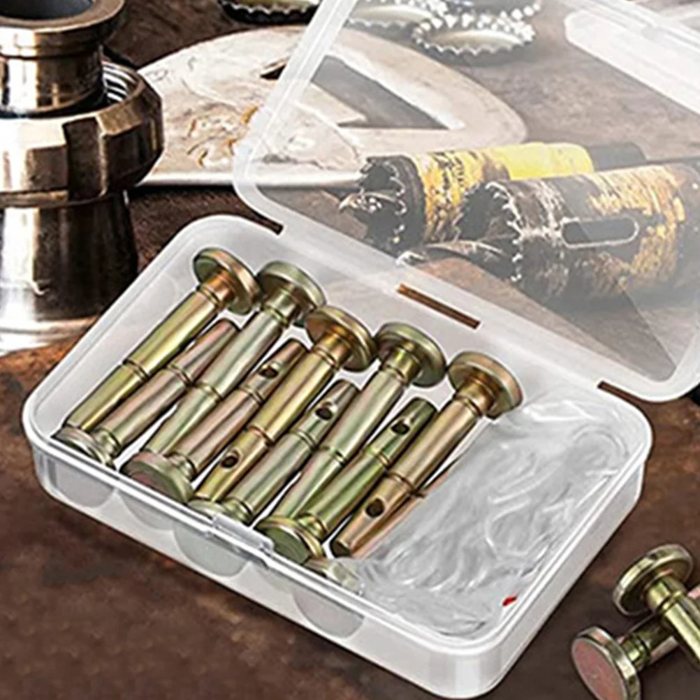 

6Sets Shear and Cotter Pins for Heavy Duty Metal Pins Snow Thrower Replacement Parts Protection