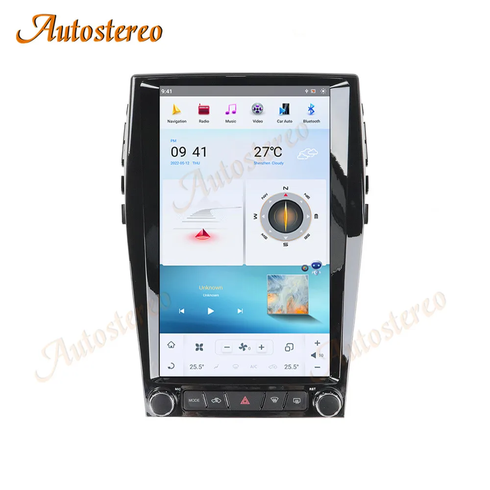 13.6 Inch Android 13 Qualcomm 665 Carplay 2K Screen For Ford Galaxy 2015 -2021 Tesla Car Radio GPS Navigation Multimedia Player.