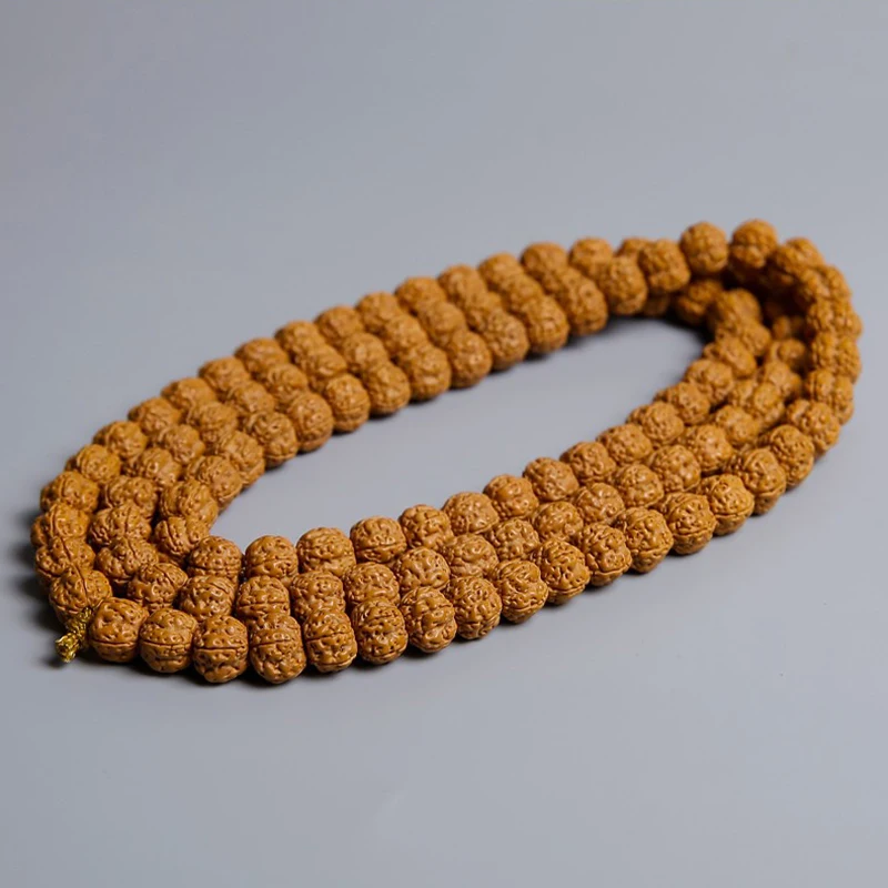 

Genuine Goods Nepal Small Jingang Bodhi Bracelet Corpulent Double Texture Five Or Six Petals Cultural Artifact Prayer Bea