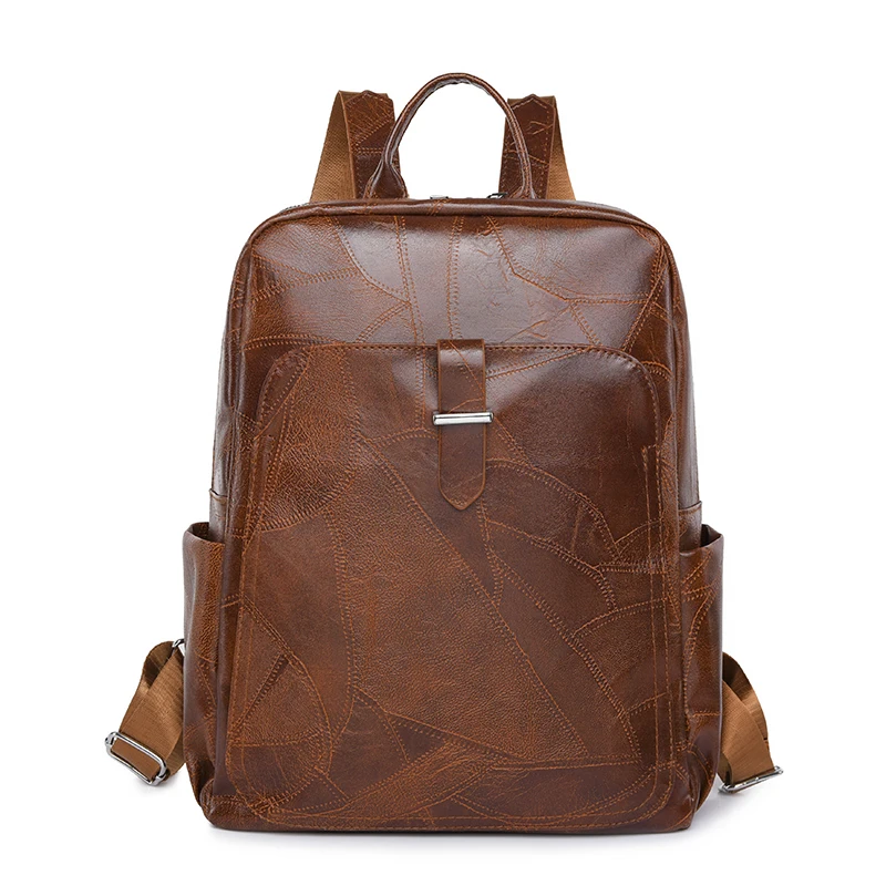 Women PU Leather Shoulder Bag Large Capacity Backpack School Bags For Teenage Girls Ladies Travel Bagpack Mochila Feminina SAC