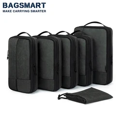 Bagsmart Compressie Inpakblokjes Mannen Reizen Uitbreidbare Bagage Organizer Dragen Bagage Verpakking Organisatoren Voor Vrouwen