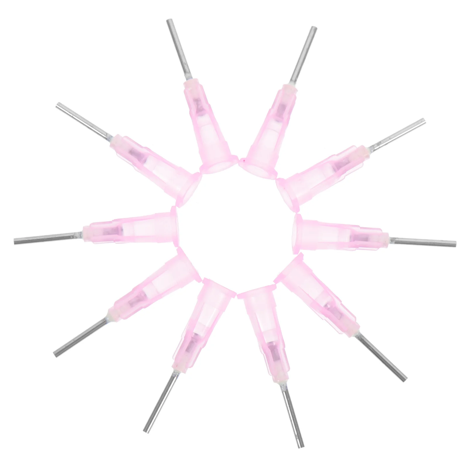 

100pcs Industrial Dispensing Blunt Tip Replacement Steel Needles Mini Precision Metal Needle Tips Assorted Connector Needles For