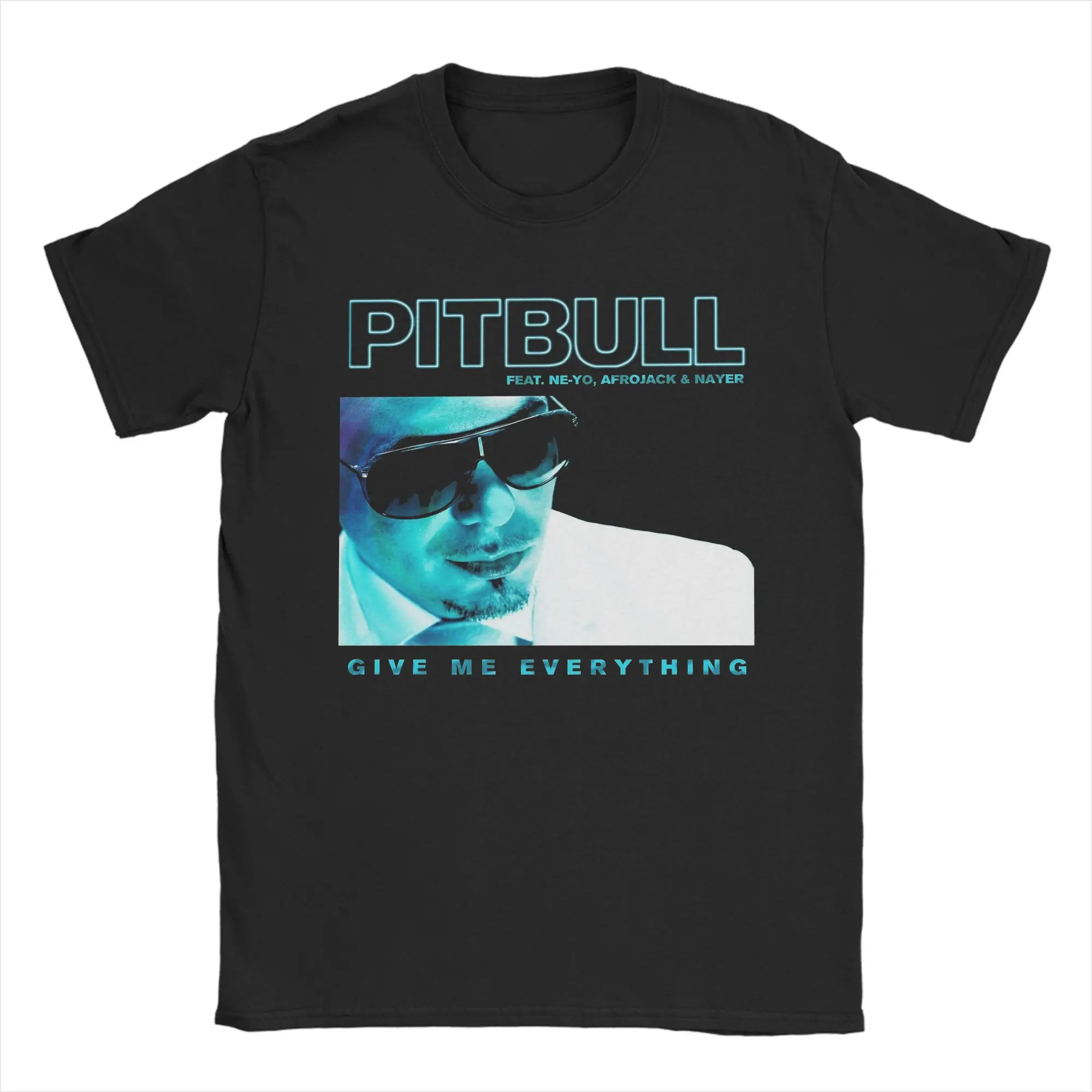 

Pitbull Give Me T Shirt Summer Cotton T-Shirts For Couple Hipster Casual Tee Shirt Short Sleeves Streetwear Tops