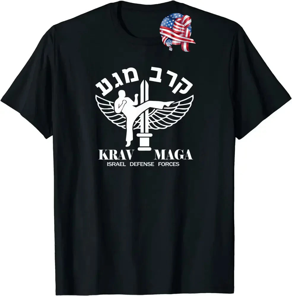 

Футболка IDF Combat System Krav Maga, израильские боевые искусства, 100% хлопок, с круглым вырезом и коротким рукавом, летняя повседневная мужская футболка, размер S-3XL
