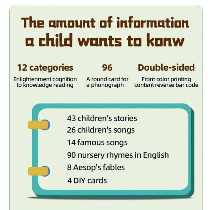 Educatieve speelgoedgrammofoon voor kinderen en muziekspeler voor jongens en meisjes