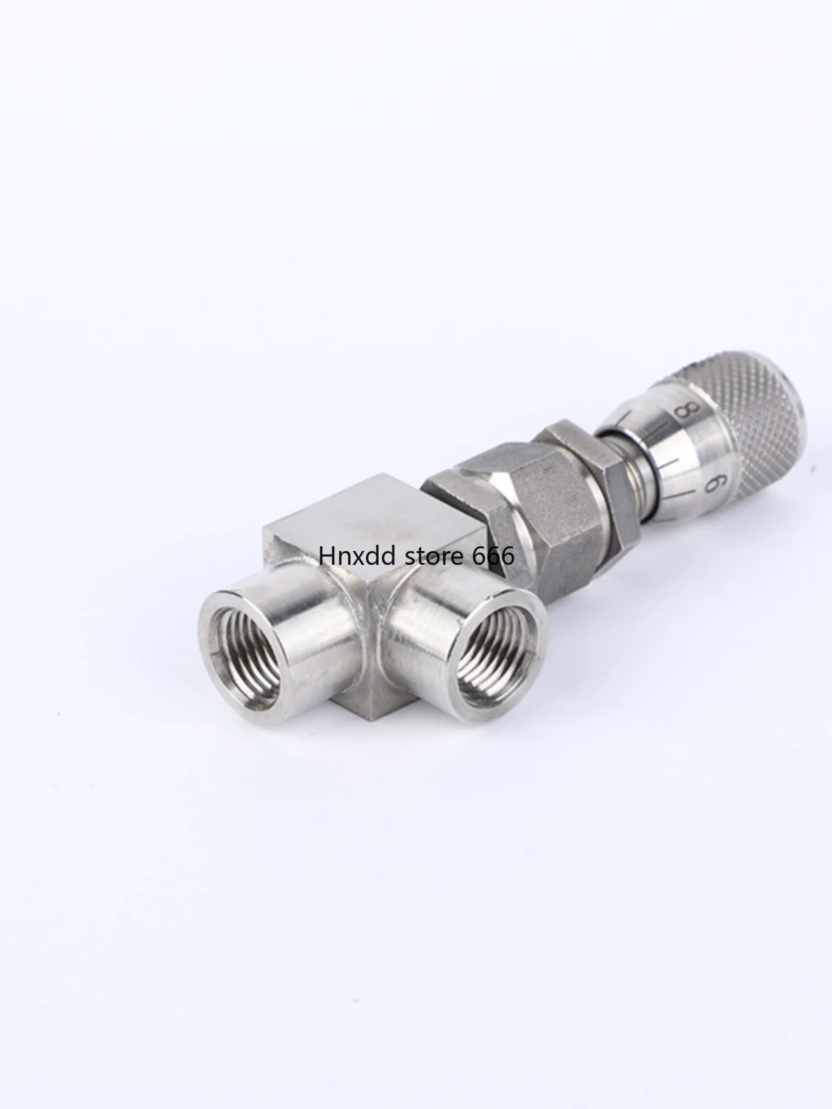 Stainless steel micro regulating valve with scale, inner wire micro needle valve