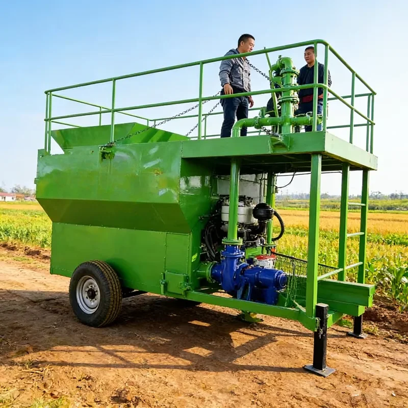 Efficient Hydroseeding Machine Multi-purpose Seeding Equipment Diesel Hydroseeding Machine for Vegetation Restoration