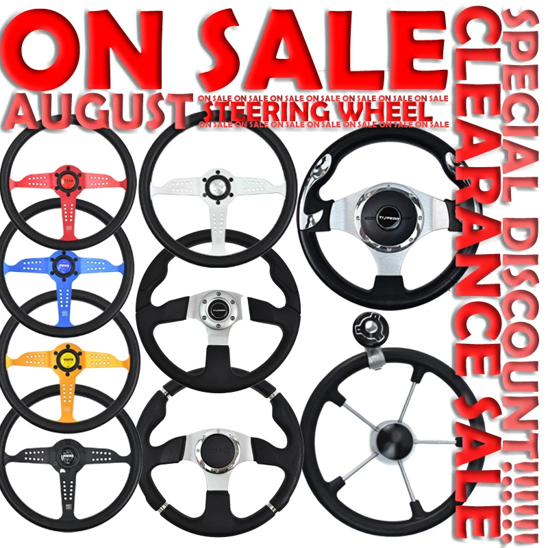 

Special Discount for MO Style Microfiber Leather Steering Wheel Including 14inch For Racing Style Car