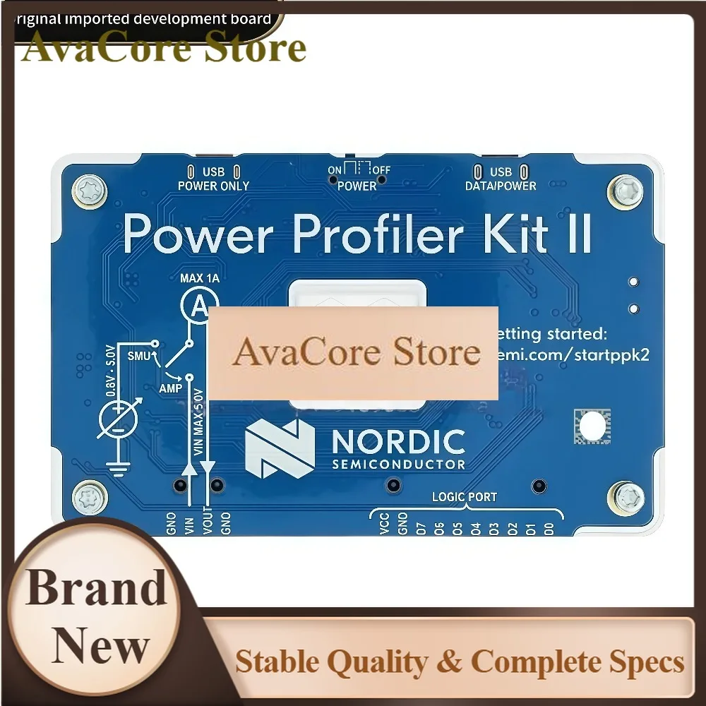 AvaCoreIn Stock: NRF-PPK2 Power Profiler Kit II For Embedded Solution Power Analysis