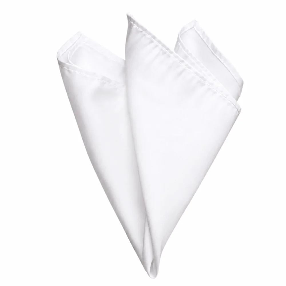 23*23cm Red Edges Pocket Square Solid Multi-color Party Wedding Handkerchief Wedding Business Chest Towel Wedding Ceremony