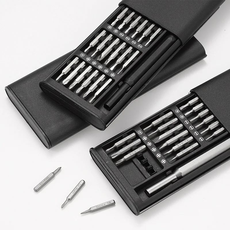 Magnetic Precision Screwdriver Set, 25 In 1 With 24 Piece Mini Pocket Screwdriver Set, Small Repair Set For Mobile Phone/PC/Came