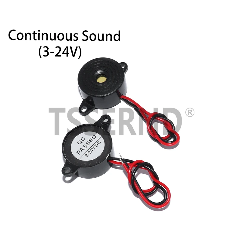 SFM-20B High Decibel Buzzer DC 3-24V Continuous Sound Buzzer 2312 Active Piezo Buzzers, for Arduino Car