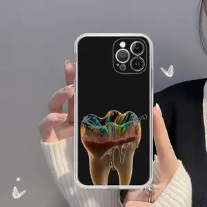 Telefonabdeckung Zahnarzt für iPhone 15 14 13 12 Mini 11 Pro XS Max XR Wenn 6 7 8 plus weiche Silikonabdeckung 11 Hauptverkäufe iPhone -Zahnabdeckungen - №3