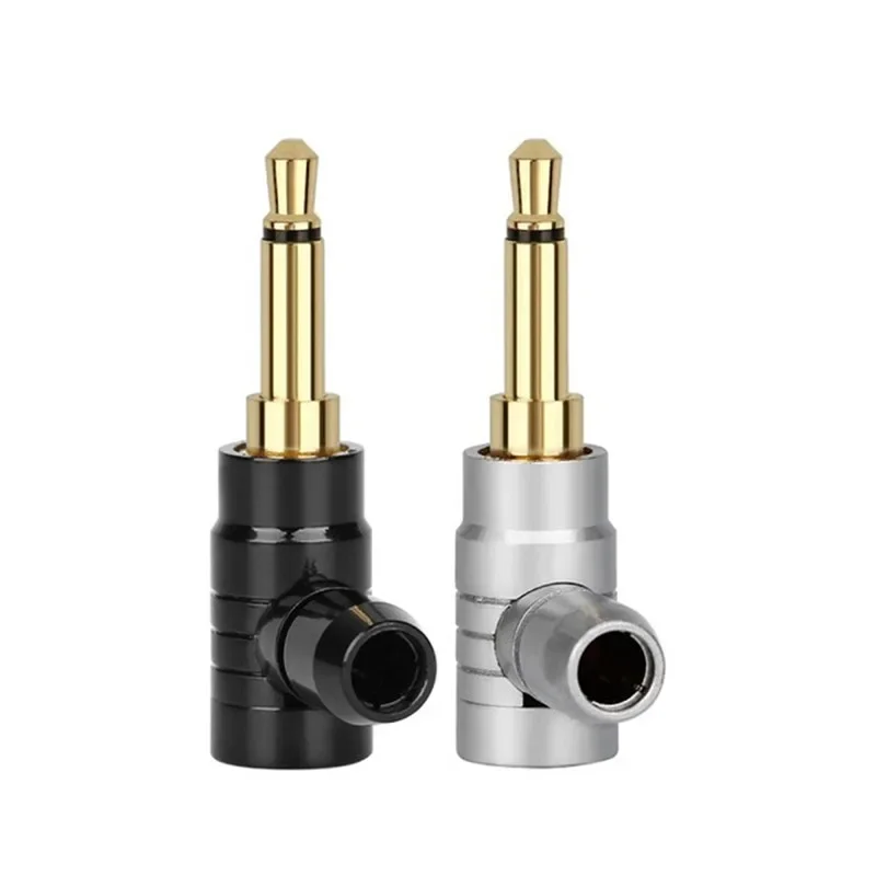 90 Degree 2 3 4 Pole Jack 3.5mm Connector Headphone Plug Conector L Type Gold Plated Copper Consumer Electronics Audio Terminal