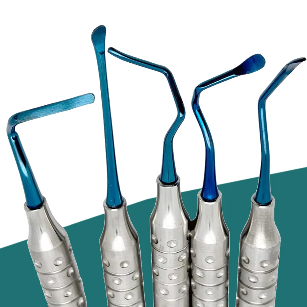 5Pcs Titanium Dental Implant Surgical Kit Bone Tunneling Instruments Oral Surgery Dentist Tools