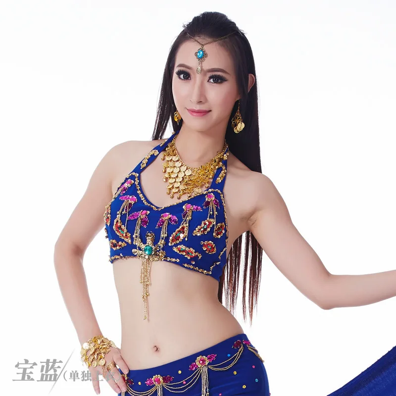 

Индивидуальный топ с вышивкой из бисера для танца живота, бюстгальтер для танца живота, костюм для танца живота