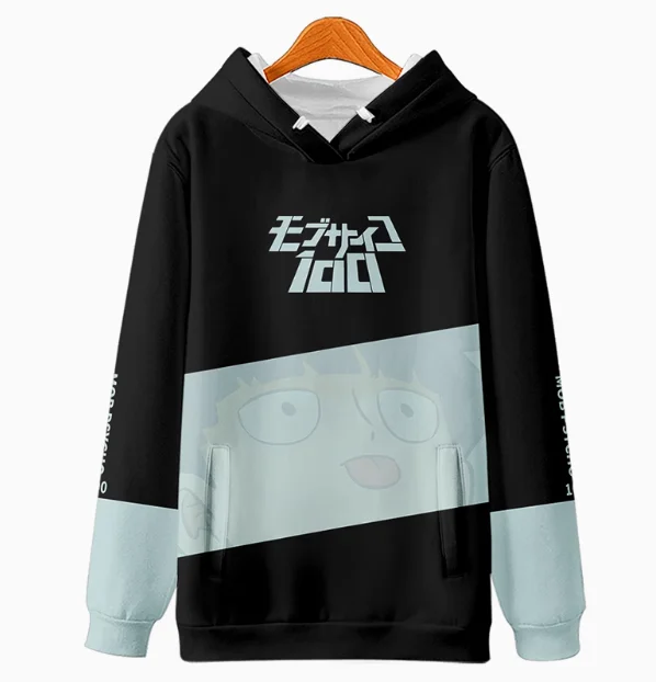 Anime Mob Psycho 100 Kageyama Shigeo Hooded Hoodie Cosplay Costume Autumn Winter Men Women Coat Loose Tops