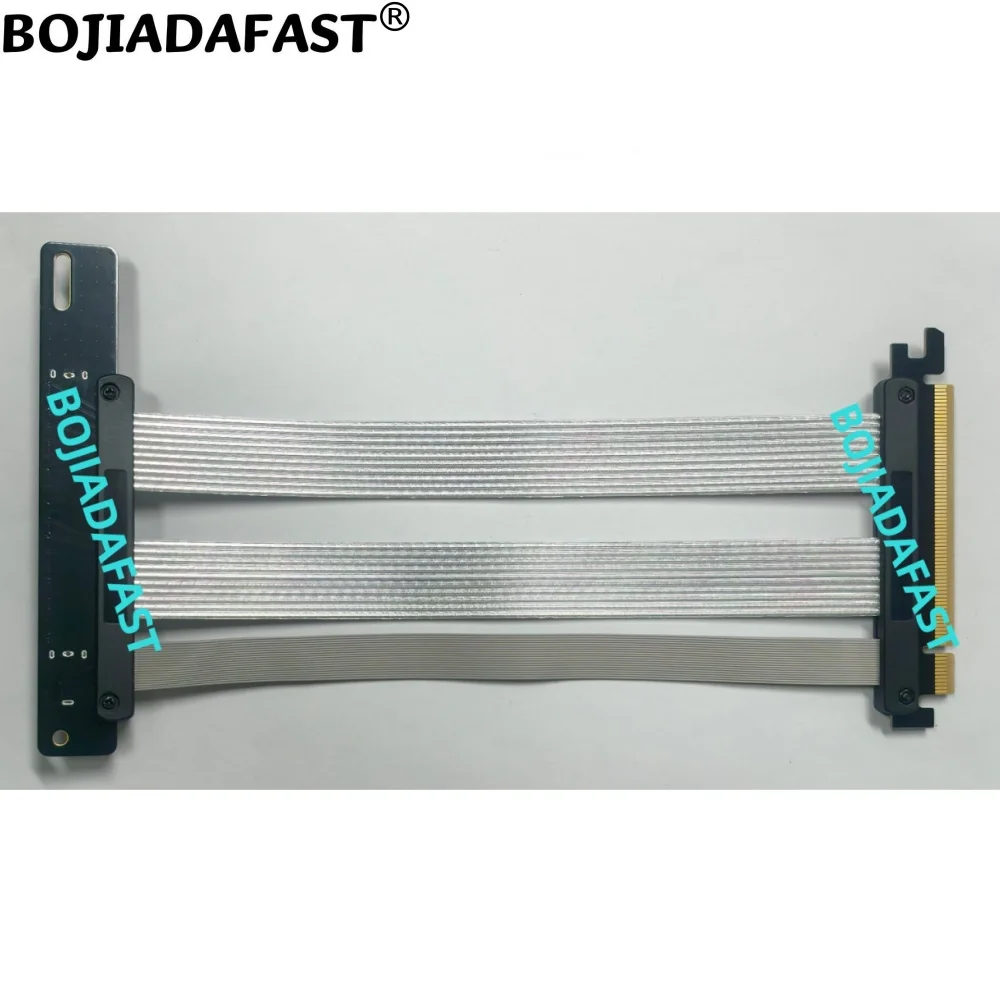 90 Degree PCI-E 5.0 16X Slot to PCIe X16 GEN5 Graphics Card GPU Riser Extension Cable 20CM 0.2M Tested RTX5090 RX9070