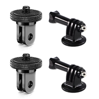 1/4-20 Screw Adapter For Gopro 11 10 9 8 7 6 5 4 3 2 Tripod Adapter Mounts for Go Pro Hero YI 4K SJ4000 EKEN H9R DBPOWER Camera