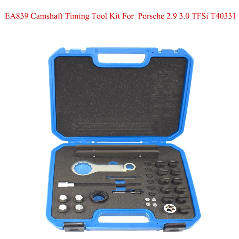 Camshaft Timing Tool Kit For Audi VW Porsche 2.9 3.0 TFSi EA839 Engines T40331 Camshaft Adjuster Counter Holder T90002  T40382