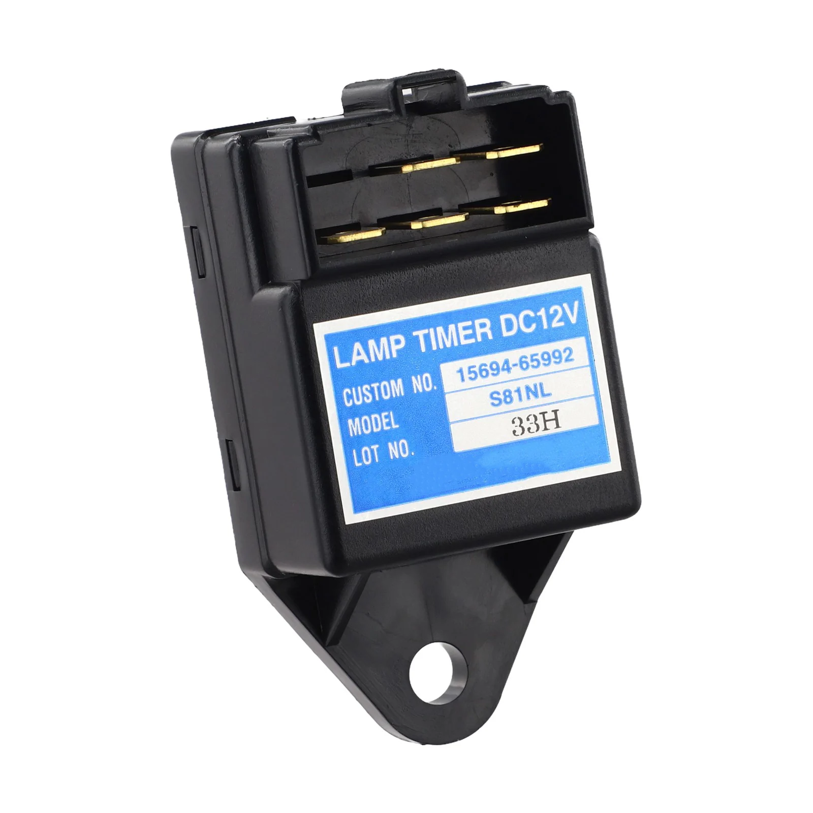 15694-65990 Glow Lamp Timer ABS And Metal Construction Tool-free Replacement Reduces Cold Start Time For Kubota Engines