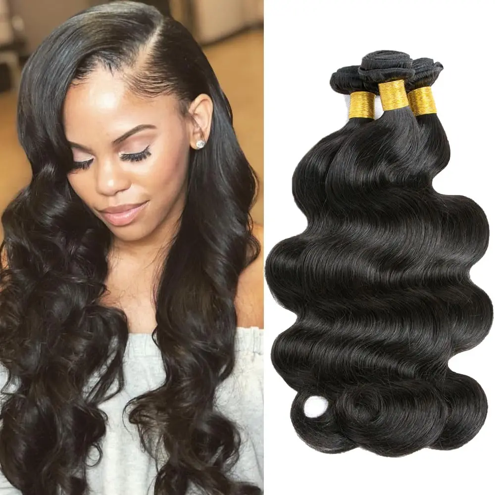 

Brazilian Body Wave Human Hair Bundles Brazilian Virgin Hair Double Weft Remy Hair Bundles