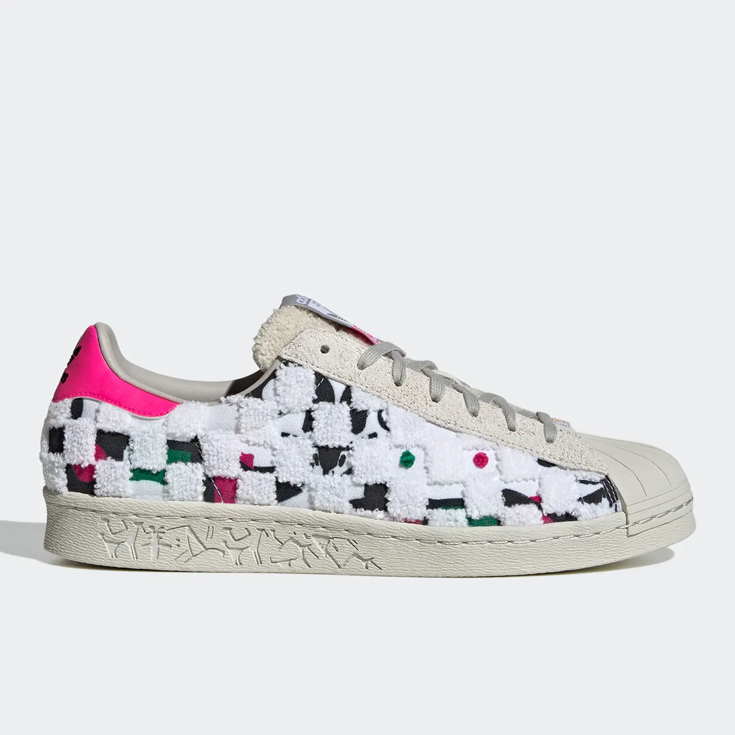 حذاء أديداس الأصلي البرسيم SUPERSTAR 80S للرجال والنساء ID4384 #1