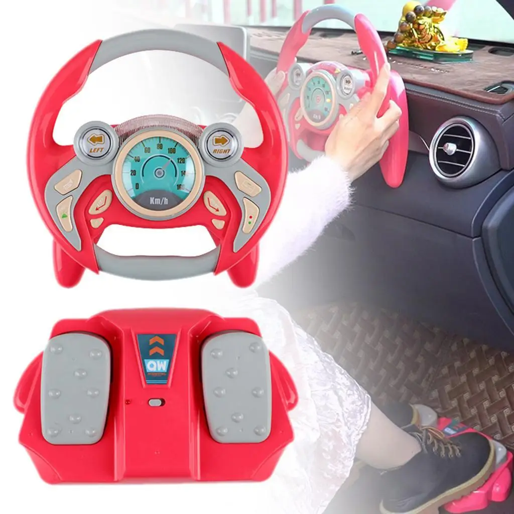 Juguetes de volante de simulación para niños y niñas, juguetes interactivos de regalo