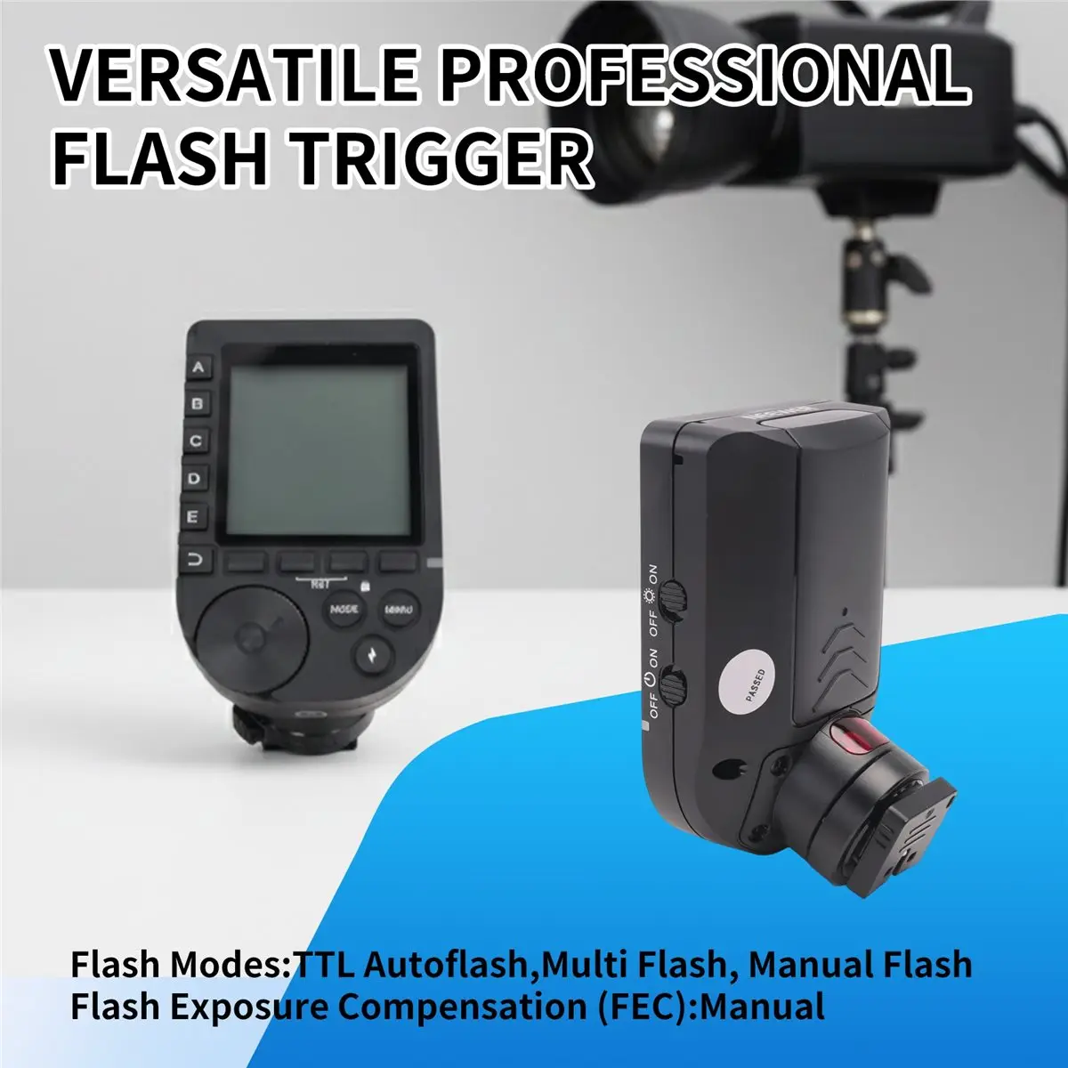 

M05K NEEWER QPRO-S TTL HSS Беспроводной триггер для вспышки 1/8000 с с LCD-экраном для камер Sony