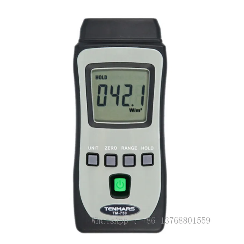 TENMARS TM-750 Mini Pocket Solar Radiation Power Tester Meter Meters