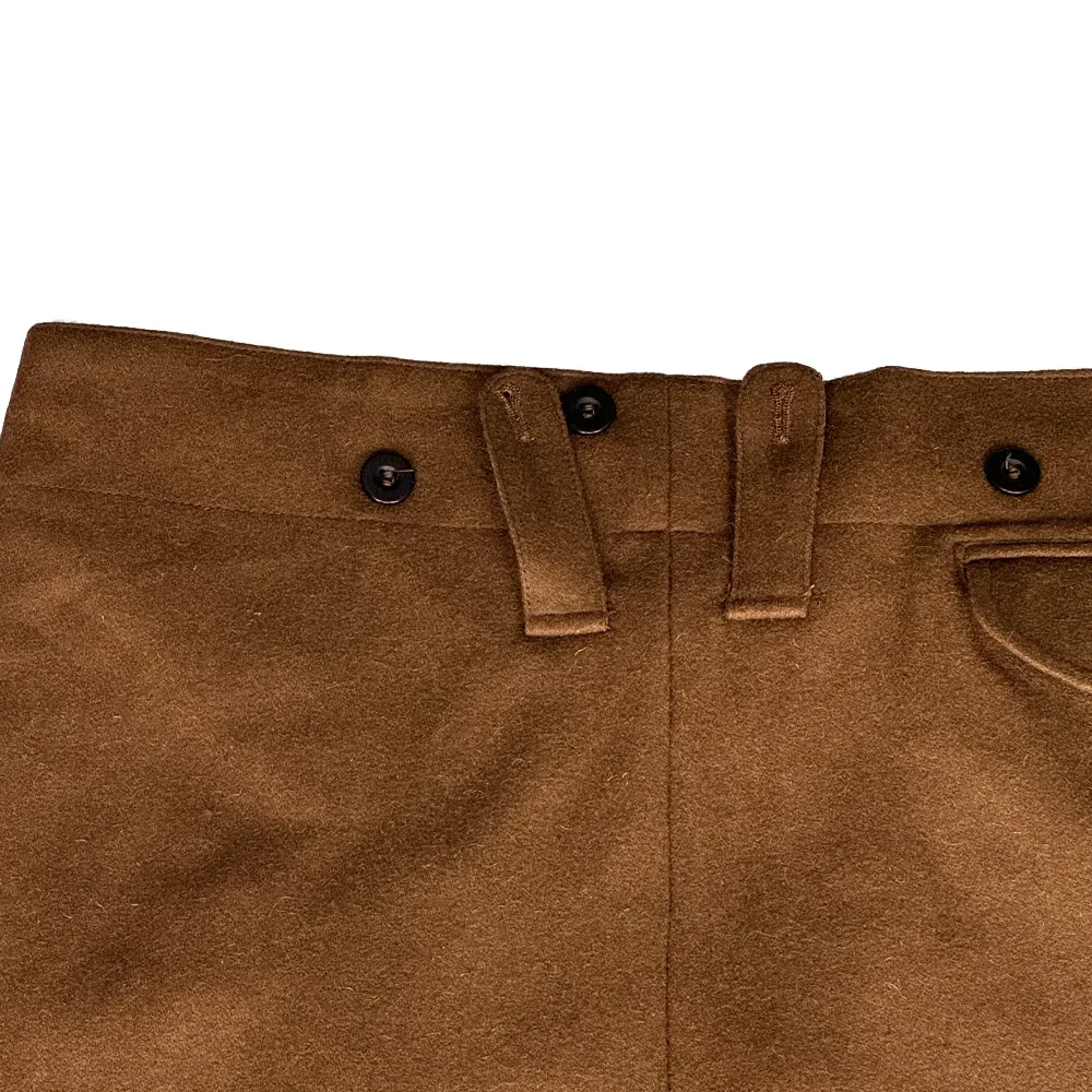 Pantalones de lana para hombre, uniforme WW2 P37, pantalones deportivos de entrenamiento de soldados británicos al aire libre, diseño asimétrico de