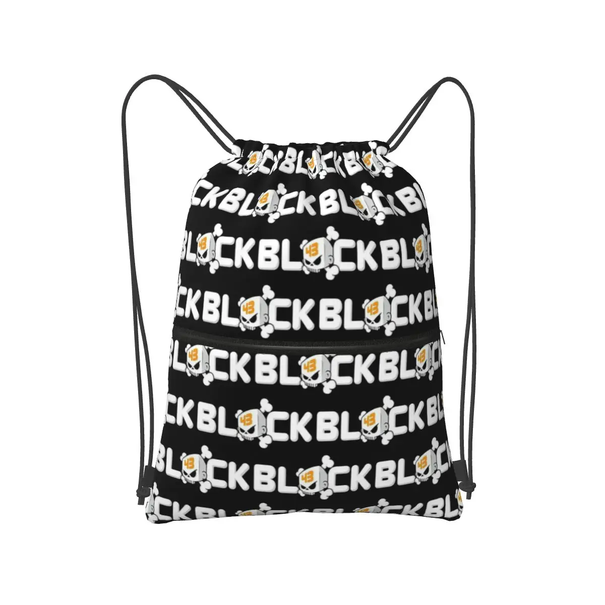 

Акриловые рюкзаки Ken Block с изображением черепа, многофункциональные сумки на шнурке, спортивные сумки, сумки для книг для мужчин, женщин, студентов