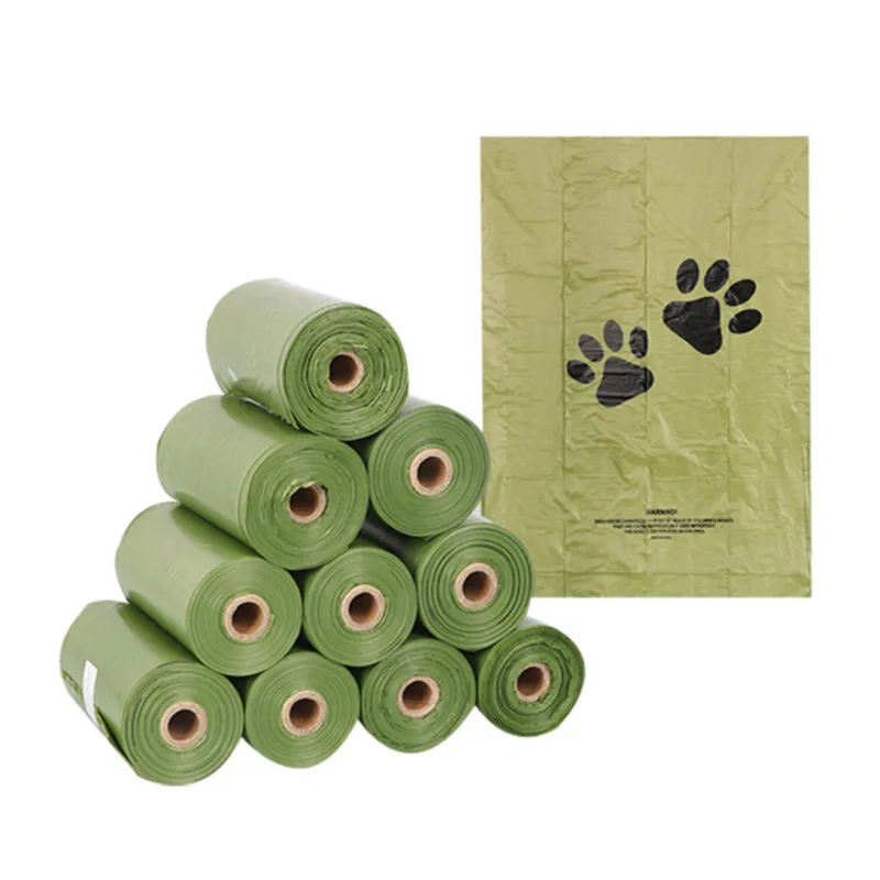 Dog Poop Bags Leak Proof Extra Thick Waste Bag Refill Rolls 13x9 Inch Dogs Lavender Scented Doggie Plant Based PE Doggy Cat Pet