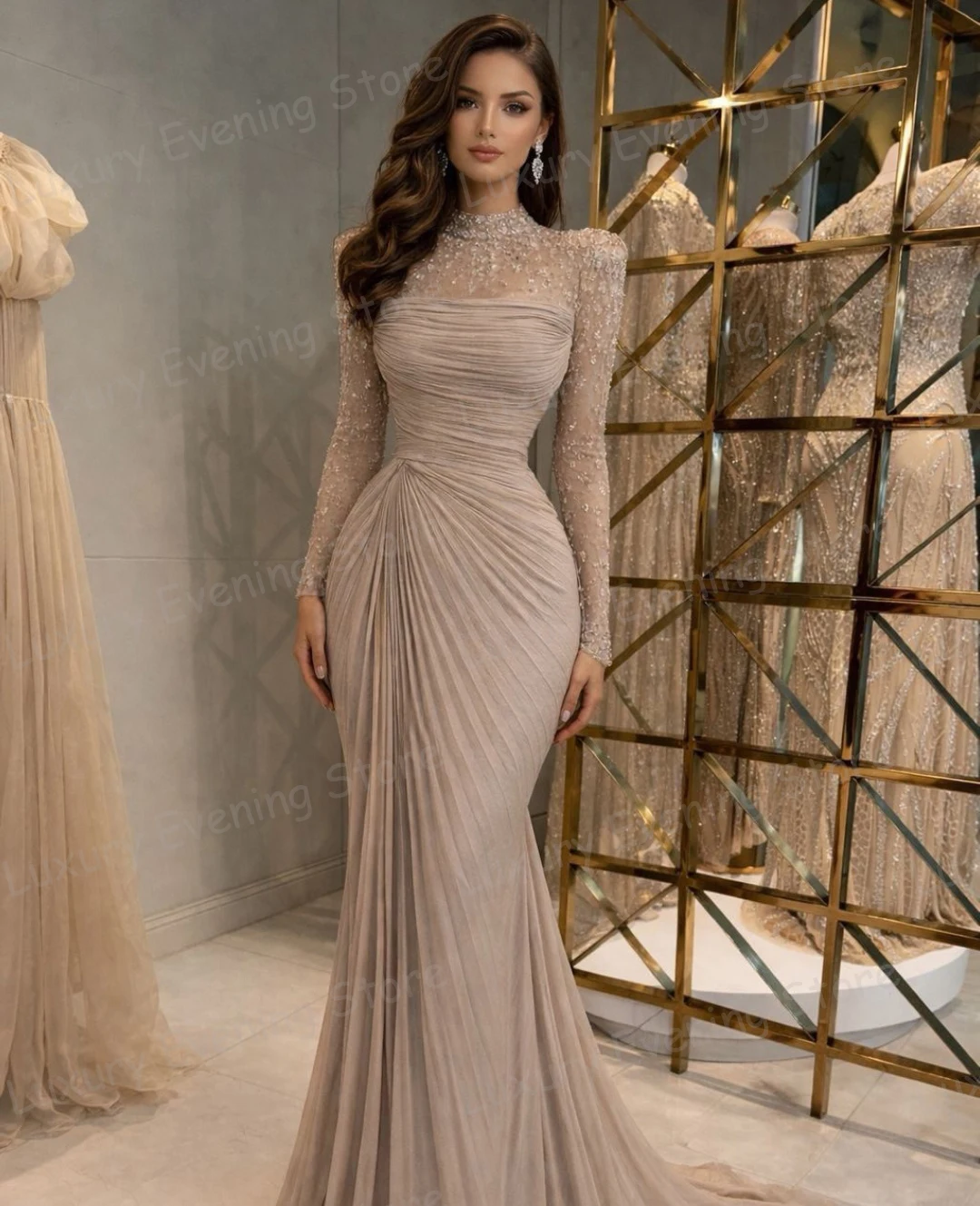sachin and babi light blue dress Turkish Engagement Dresses
