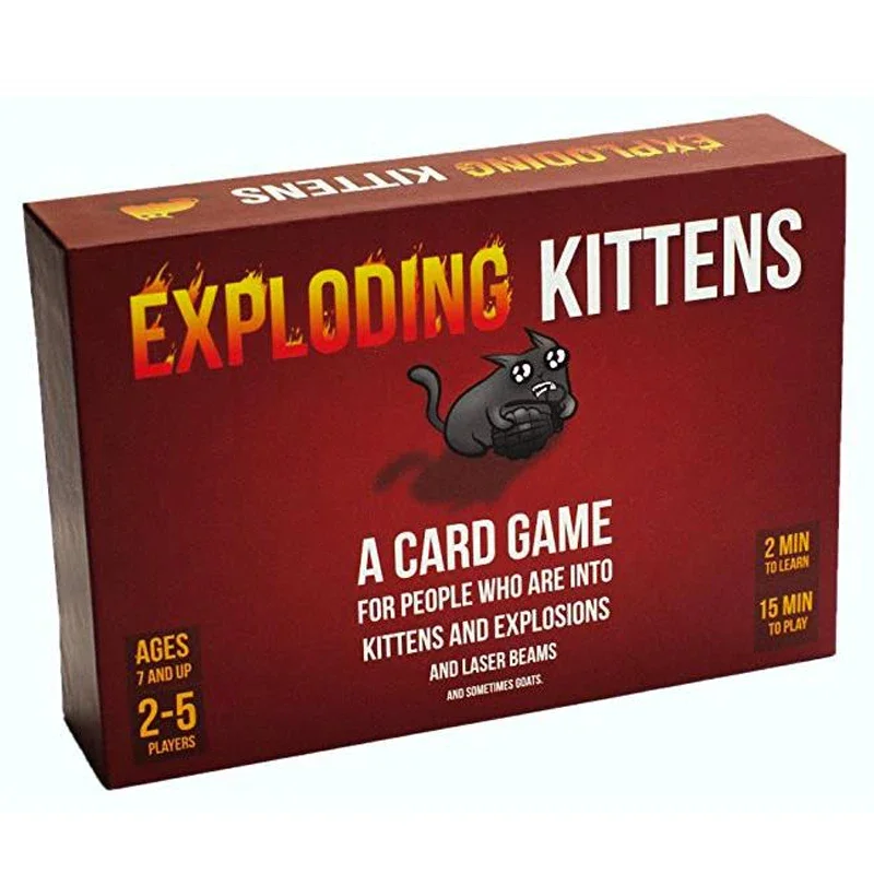 barking Explosive kitten set for family gatherings, board games, fun adult and children\'s toy card games, suitable as gifts