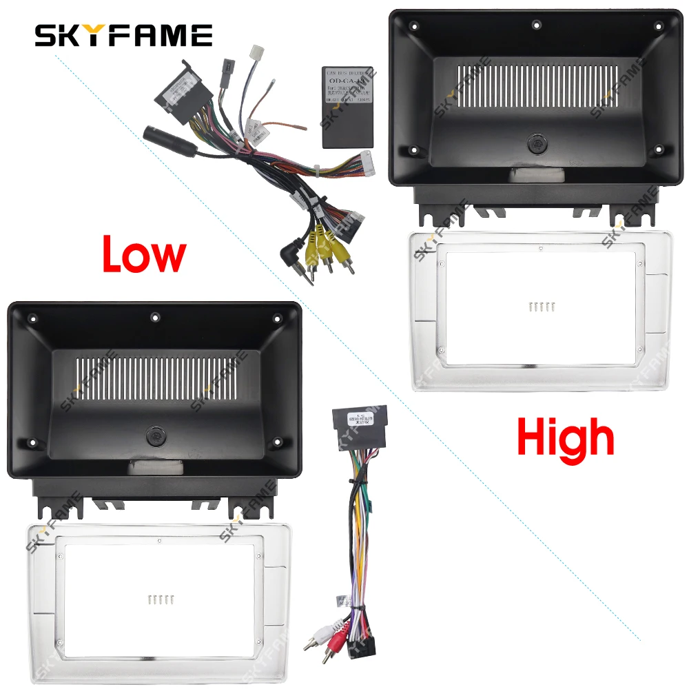 

SKYFAME Car Frame Fascia Adapter Canbus Box Decoder Android Radio Dash Fitting Panel Kit For Changan F70 Hunter Kaicheng